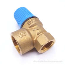 Brass gas pressure safety valve